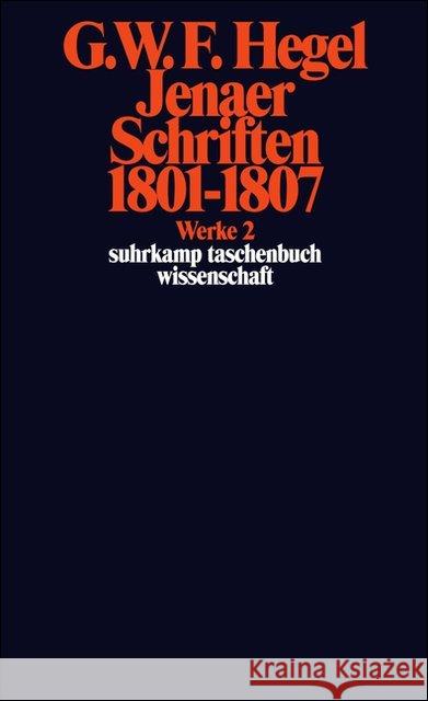 Jenaer Schriften 1801-1807 Hegel, Georg W. Fr.   9783518282021 Suhrkamp