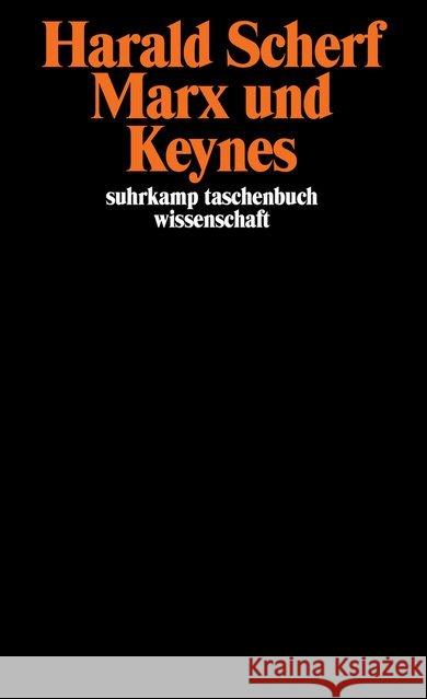 Marx und Keynes Scherf, Harald 9783518282359 Suhrkamp