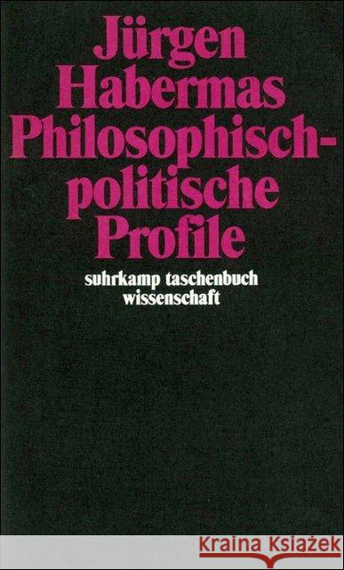 Philosophisch-politische Profile Habermas, Jürgen   9783518282595