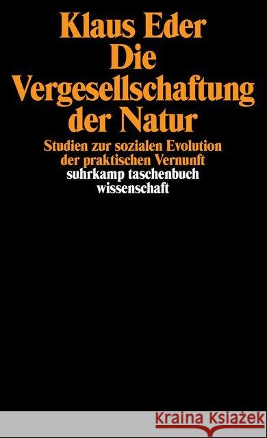 Die Vergesellschaftung der Natur Eder, Klaus 9783518283141