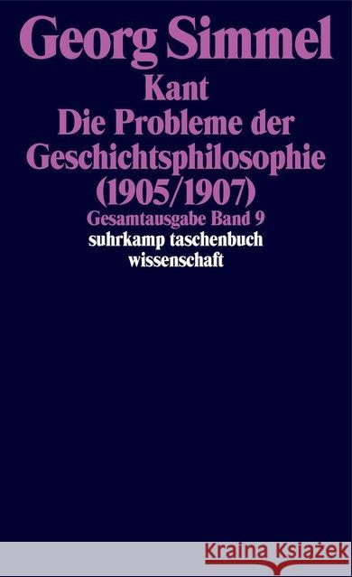 Kant Simmel, Georg 9783518284094 Suhrkamp