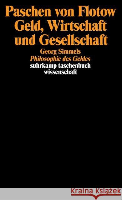 Geld, Wirtschaft und Gesellschaft Flotow, Paschen von 9783518287446