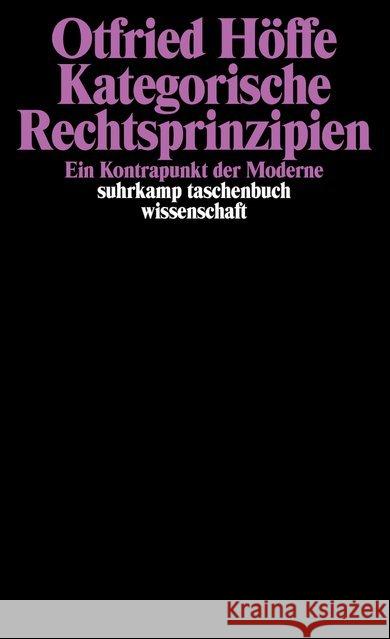 Kategorische Rechtsprinzipien Höffe, Otfried, Gaedenko, Piama P. 9783518287705 Suhrkamp