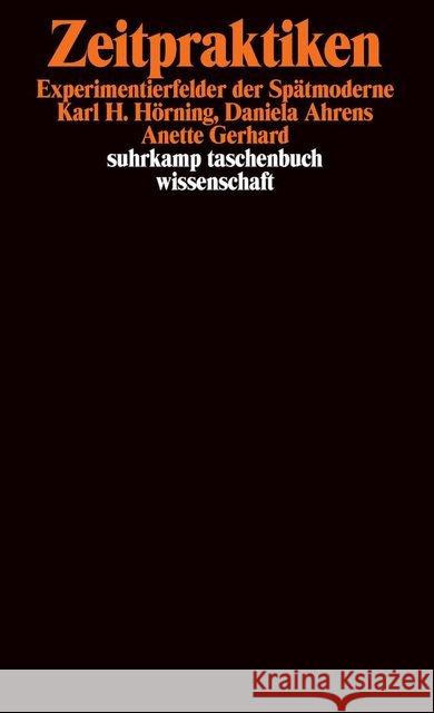 Zeit-Prakitken Horning 9783518289358 Suhrkamp Verlag