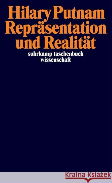 Repräsentation und Realität Putnam, Hilary 9783518289945