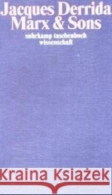 Marx & Sons Derrida, Jacques 9783518292600