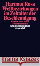 Weltbeziehungen im Zeitalter der Beschleunigung : Umrisse einer neuen Gesellschaftskritik Rosa, Hartmut 9783518295779 Suhrkamp