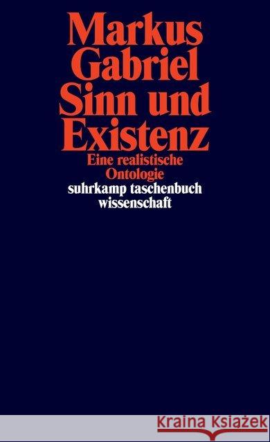 Sinn und Existenz : Eine realistische Ontologie Gabriel, Markus 9783518297162