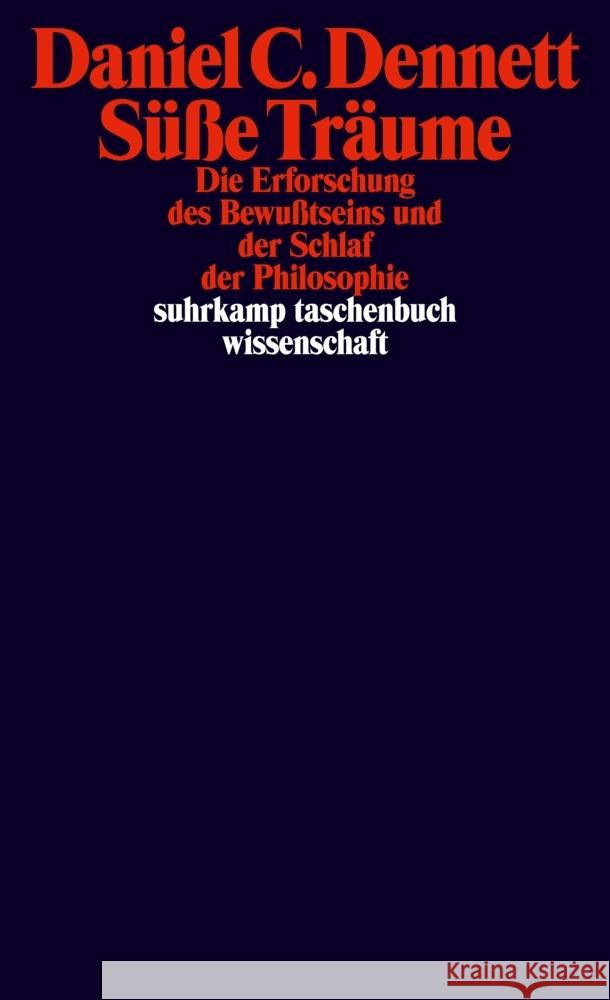 Süße Träume Dennett, Daniel C. 9783518300367