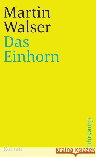 Das Einhorn M. Walser 9783518366592