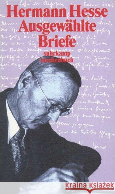 Ausgewählte Briefe Hesse, Hermann Hesse, Ninon  9783518367117 Suhrkamp