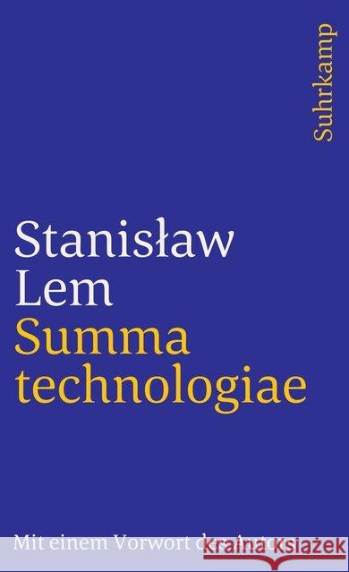 Summa technologiae Lem, Stanislaw 9783518371787