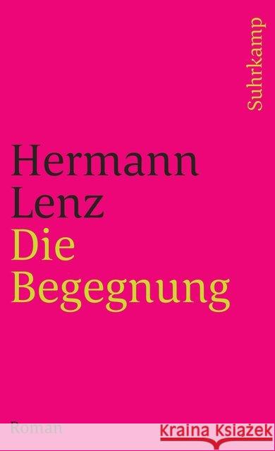 Die Begegnung Lenz, Hermann 9783518373286