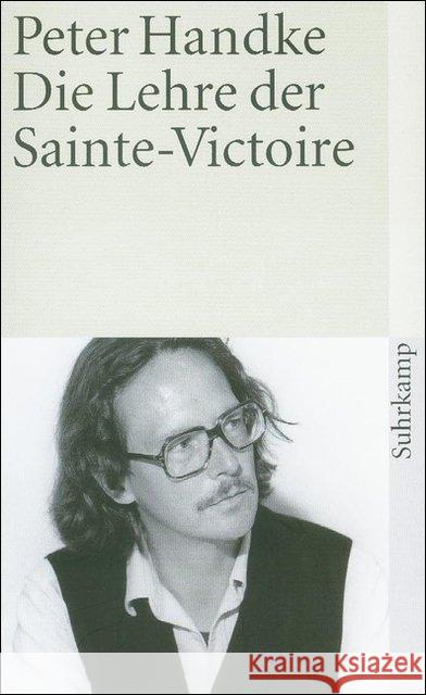 Die Lehre der Sainte-Victoire Handke, Peter   9783518375709 Suhrkamp