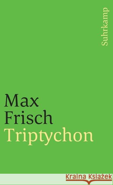 Triptychon : Drei szenische Bilder Frisch, Max   9783518387610 Suhrkamp