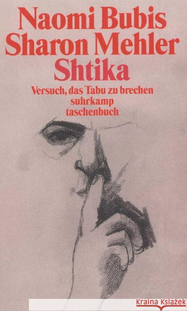 Shtika Bubis, Naomi, Mehler, Sharon 9783518391709 Suhrkamp Verlag