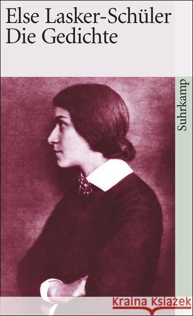 Die Gedichte 1902-1943 Lasker-Schüler, Else   9783518392904 Suhrkamp