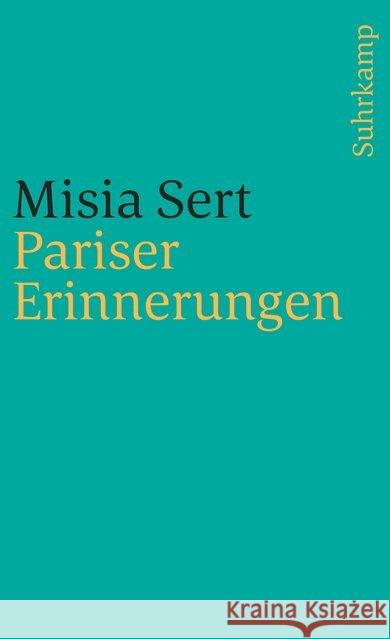 Pariser Erinnerungen Sert, Misia 9783518394922