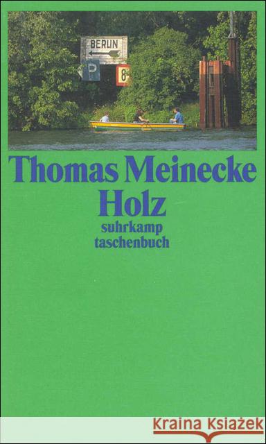 Holz : Erzählung Meinecke, Thomas 9783518395134 Suhrkamp