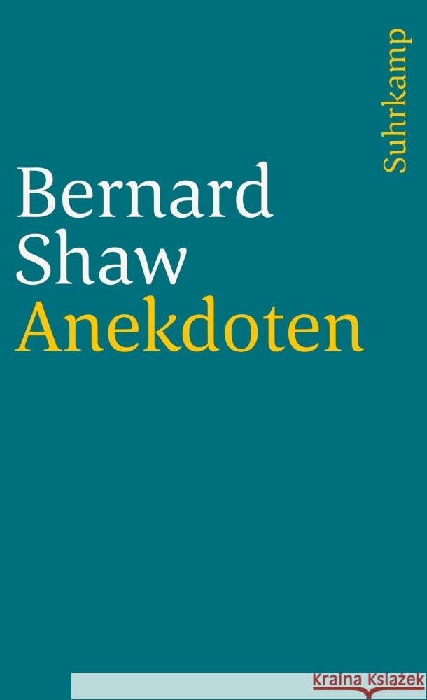 Narr oder Weiser Shaw, George Bernard 9783518396674 Suhrkamp Verlag