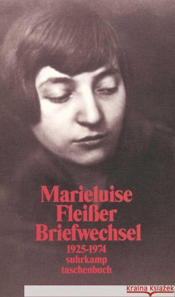 Briefwechsel 1925-1974 Fleißer, Marieluise 9783518397817 Suhrkamp Verlag