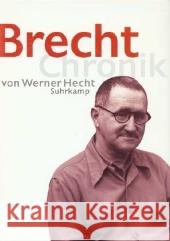 Brecht Chronik 1898-1956 Hecht, Werner 9783518414811