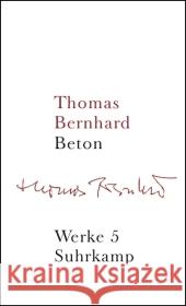 Beton Bernhard, Thomas   9783518415054 Suhrkamp