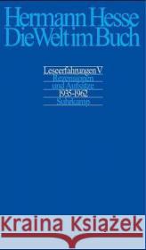 Rezensionen und Aufsätze aus den Jahren 1935-1962 Hesse, Hermann 9783518416228 Suhrkamp