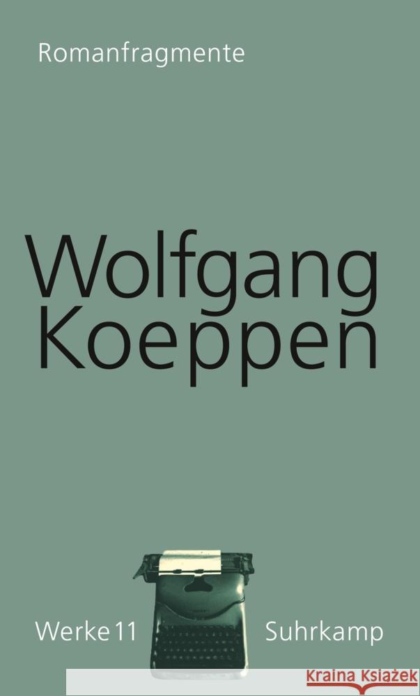 Werke in 16 Bänden Koeppen, Wolfgang 9783518418116