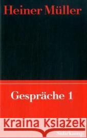 Gespräche. Bd.1 : 1965-1987 Müller, Heiner Hörnigk, Frank  9783518420409 Suhrkamp