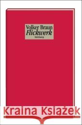 Flickwerk Braun, Volker   9783518421093 Suhrkamp