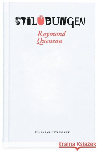 Stilübungen Queneau, Raymond 9783518427507 Suhrkamp