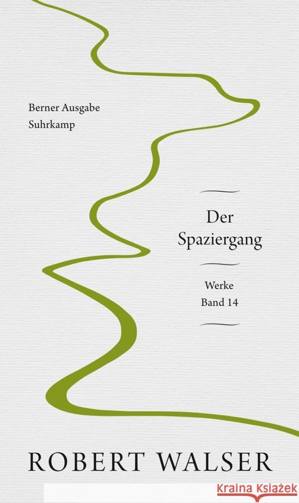 Werke. Berner Ausgabe. Bd.14 Walser, Robert 9783518429709