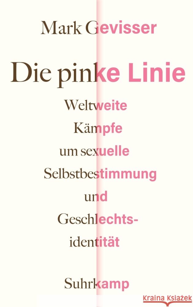 Die pinke Linie Gevisser, Mark 9783518429884