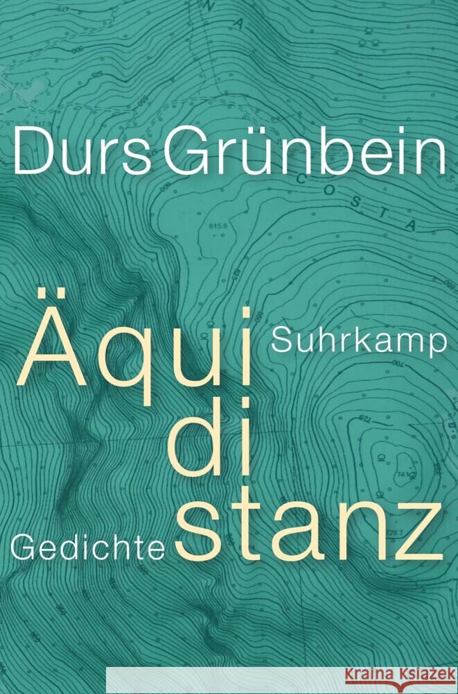 Äquidistanz Grünbein, Durs 9783518430989 Suhrkamp