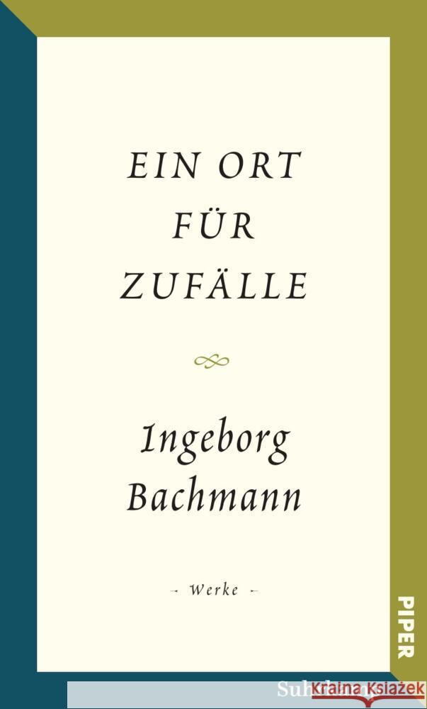 Salzburger Bachmann Edition Bachmann, Ingeborg 9783518431863