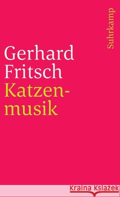 Katzenmusik Fritsch, Gerhard 9783518457801