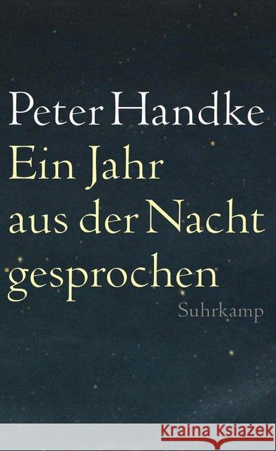 Ein Jahr aus der Nacht gesprochen Handke, Peter 9783518464922