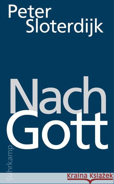 Nach Gott : Glaubens- und Unglaubensversuche Sloterdijk, Peter 9783518468920