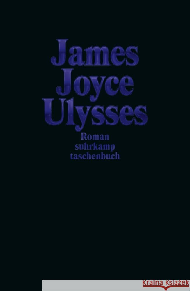 Ulysses Joyce, James 9783518472262 Suhrkamp Verlag