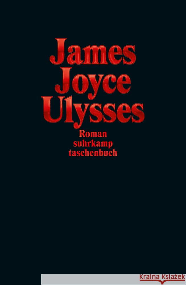 Ulysses Joyce, James 9783518472279 Suhrkamp Verlag