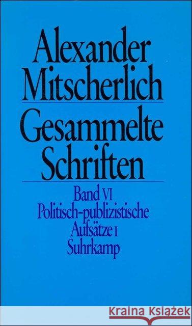 Politisch-publizistische Aufsätze. Tl.1  9783518576427 Suhrkamp