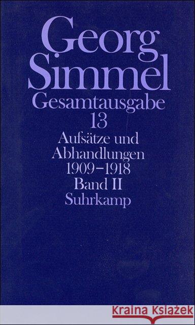 Aufsätze und Abhandlungen 1909-1918. Tl.2  9783518579633 Suhrkamp
