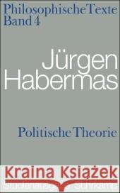 Politische Theorie Habermas, Jürgen   9783518585290