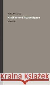 Kritiken und Rezensionen, 2 Bde.  9783518585603 Suhrkamp