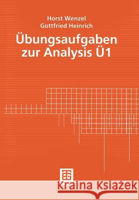 Übungsaufgaben Zur Analysis Ü 1 Wenzel, Horst 9783519002505