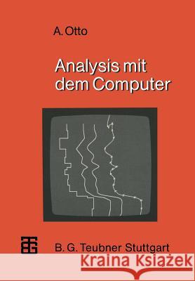 Analysis Mit Dem Computer Alexandra Otto 9783519025283 Springer