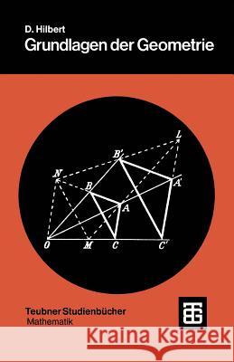 Grundlagen Der Geometrie David Hilbert 9783519320203