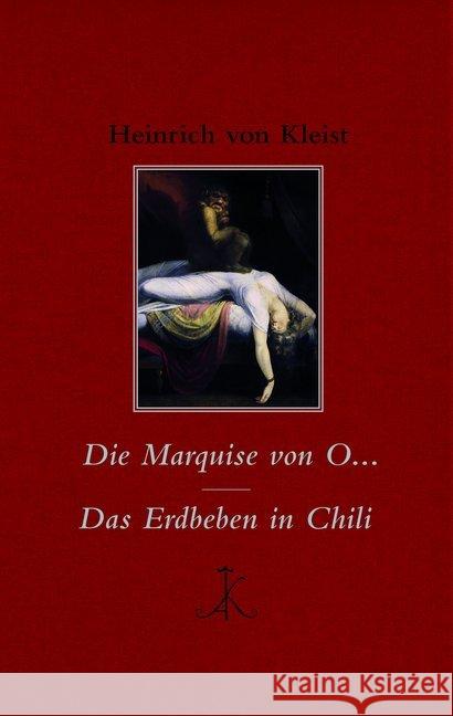 Die Marquise von O... / Das Erdbeben in Chili Kleist, Heinrich von 9783520860026