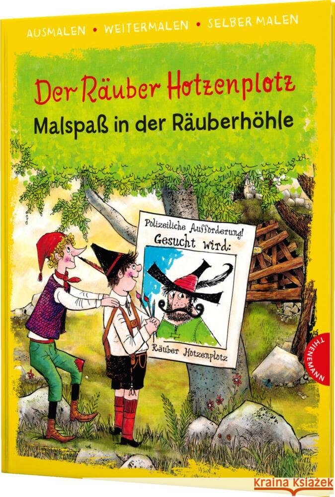Der Räuber Hotzenplotz - Malspaß in der Räuberhöhle Preußler, Otfried 9783522185790